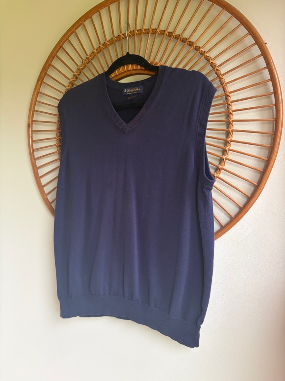 Brooks Brothers Navy Sweater Vest size Large